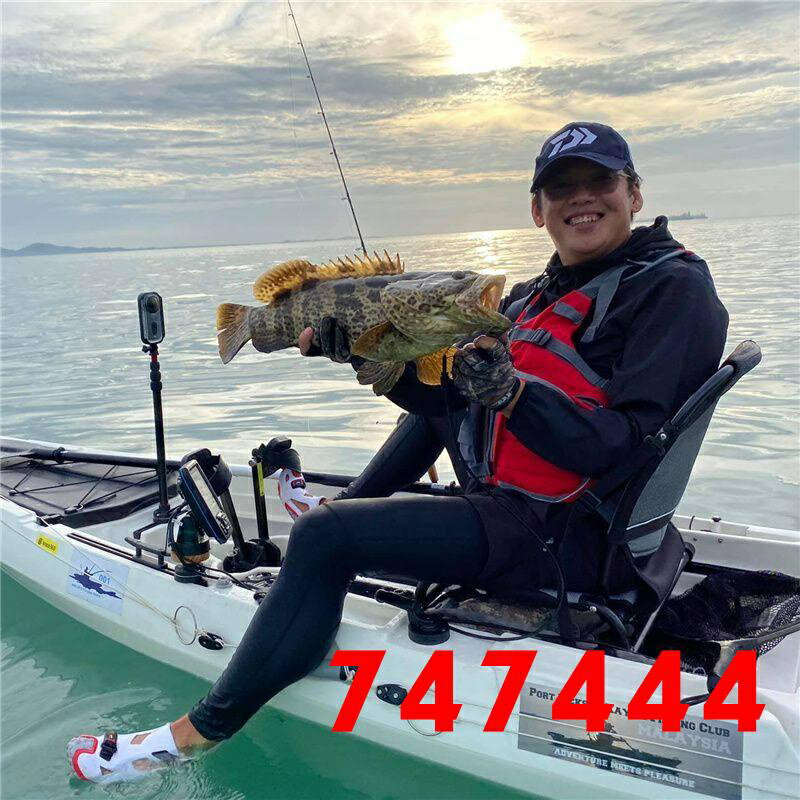 特惠/路亞艇標卡亞克獨木腳踏平臺舟釣魚船硬底塑膠加厚單人路亞皮劃艇 4