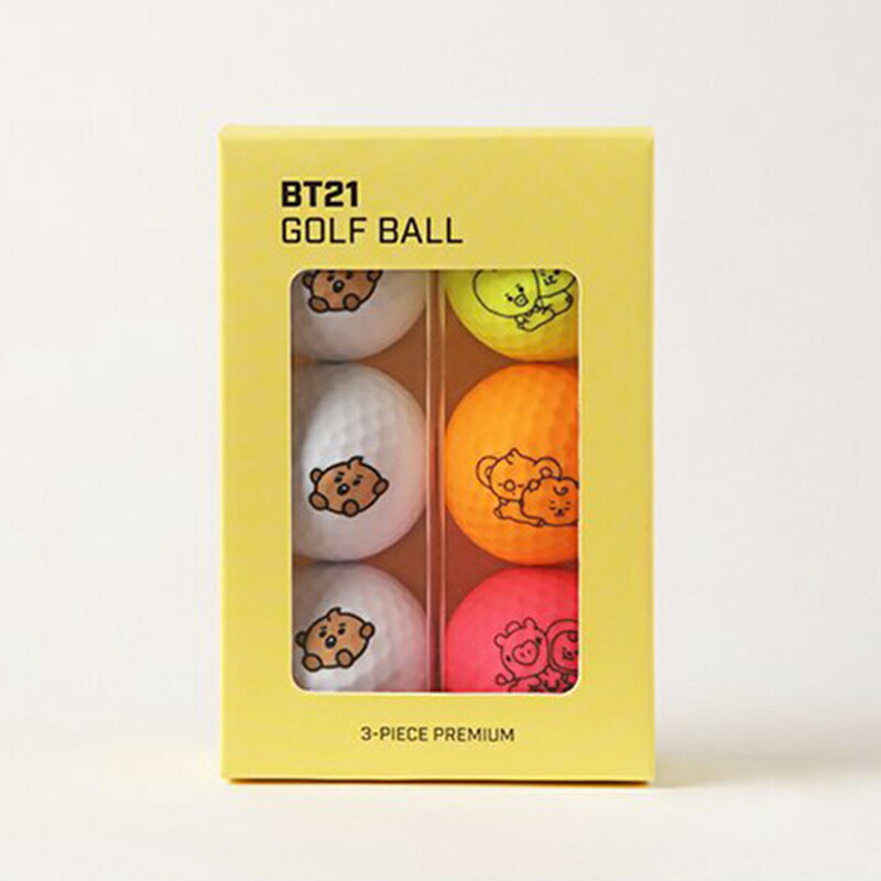 現貨 官方代理【BT21 BABY GOLF】SHOOKY GOLF BALL SET (6 BALLS) 高爾夫球 6顆 韓國原廠【正元精密】
