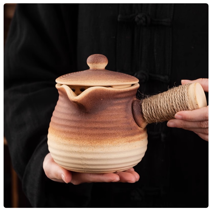 可幹燒陶土罐罐壺圍爐煮茶壺家用大容量煮奶茶烤奶烤茶罐溫茶壺器【步行者戶外生活館】
