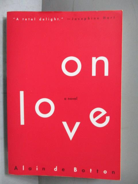 【書寶二手書T2／原文小說_KCV】On Love_Alain de Botton