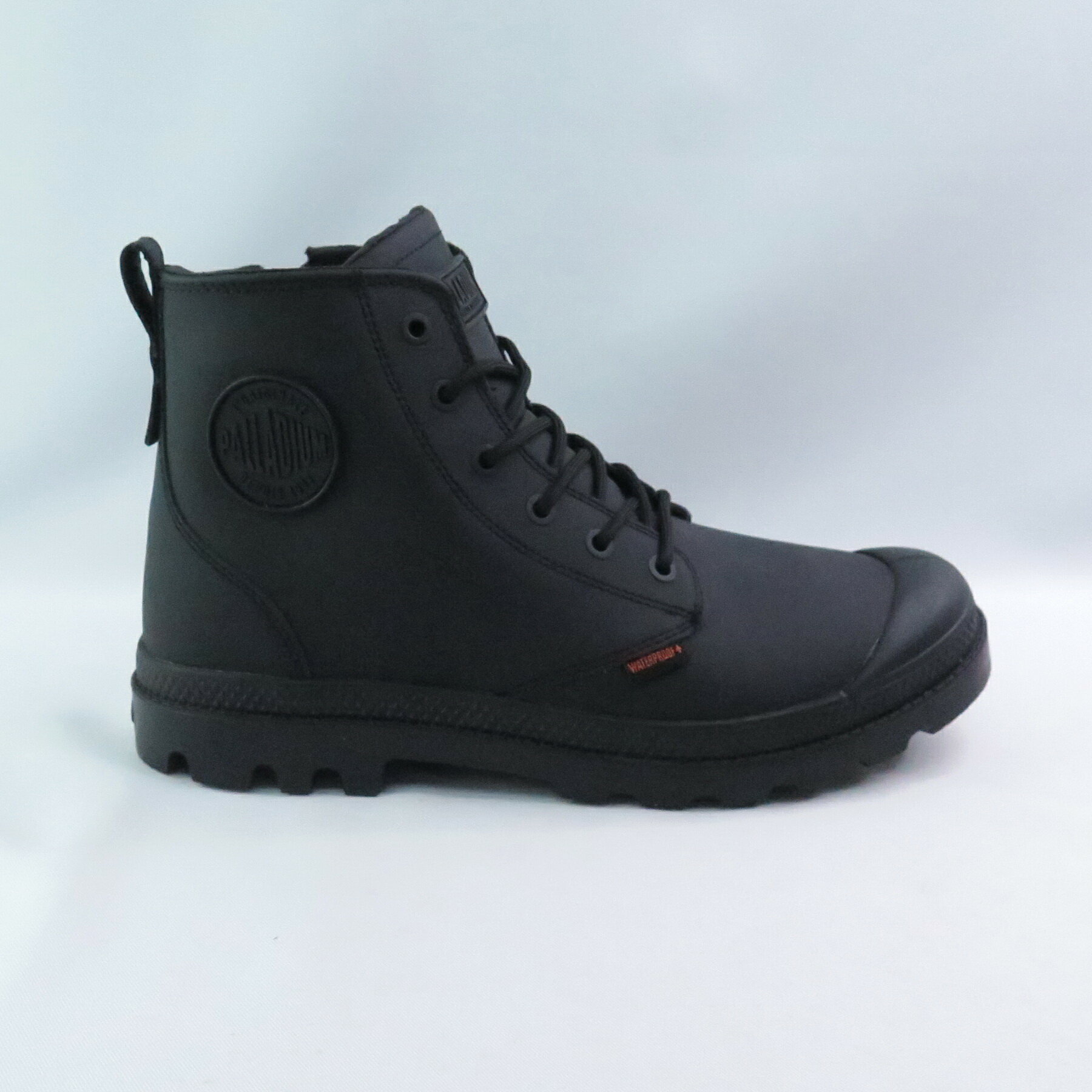 Palladium 74069008 PAMPA HI Z COATED WP+ 男女休閒鞋 防潑水 莫蘭迪質感 永夜黑