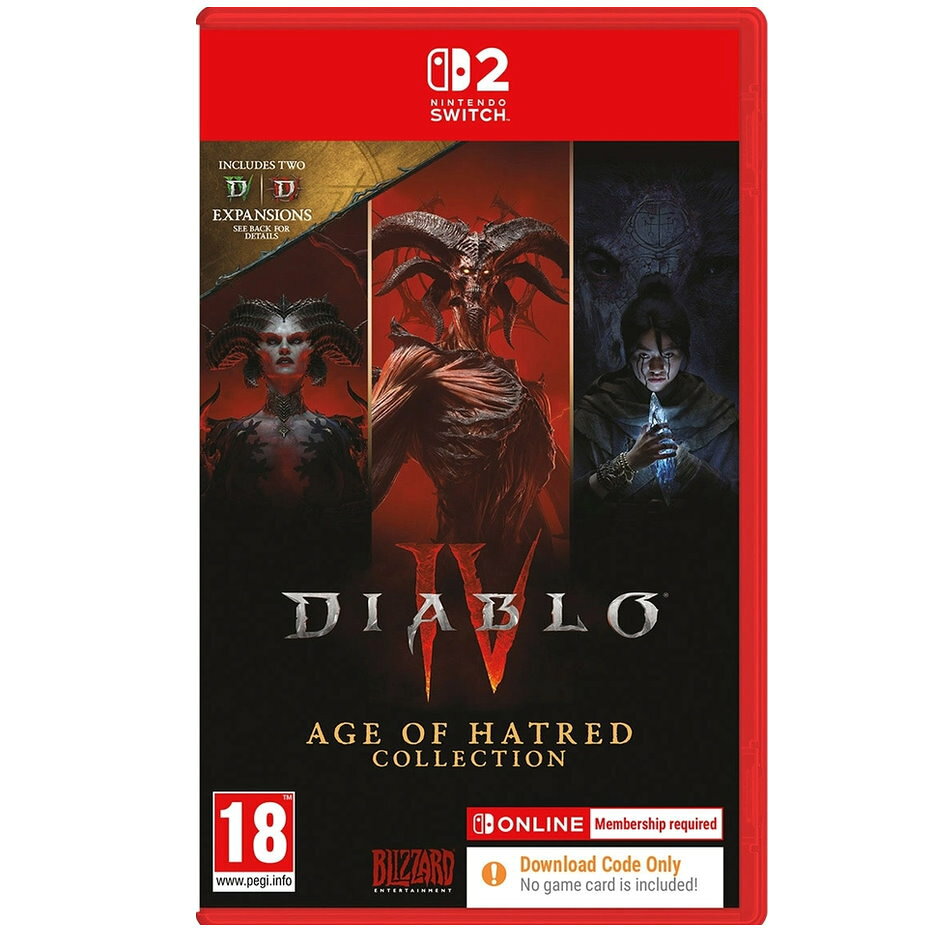 任天堂 Switch2 NS2 暗黑破壞神 IV 憎恨時代合輯 盒裝序號 Diablo IV (預購9/24)