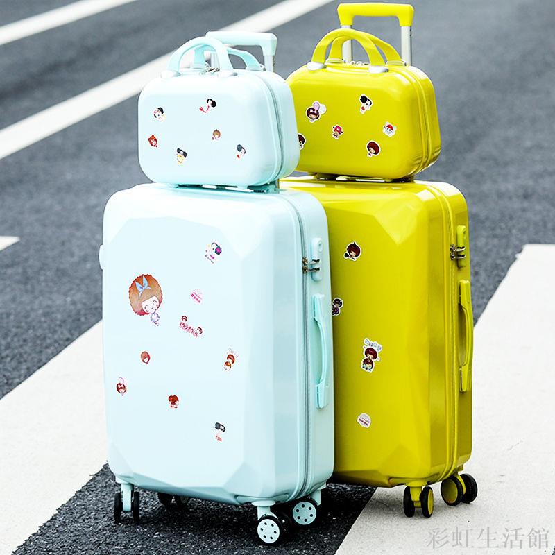 糖果色行李箱女萬向輪拉桿箱登機箱韓版旅行箱網紅密碼箱包男箱子