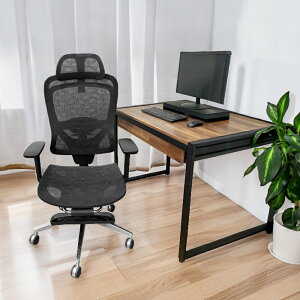 AI人體工學椅（黑） 凱堡家居【A41947-01】「新品上市！」辦公椅 電腦椅 工作椅 主管椅 一年保固