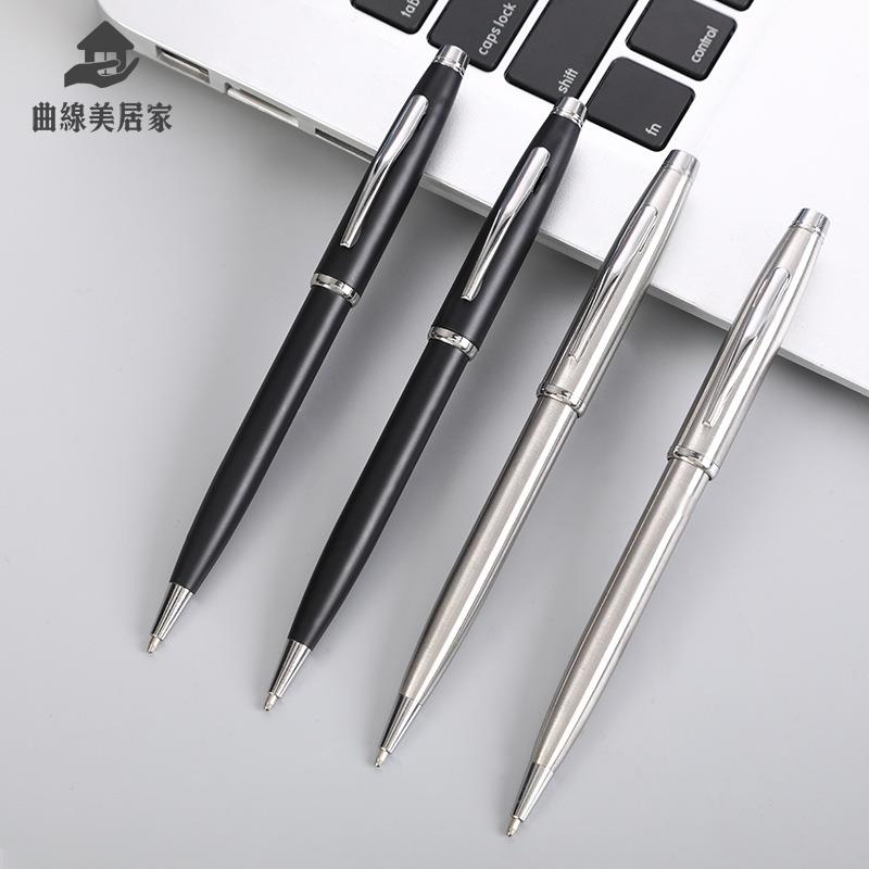 免運 迷你小巧新款高士金屬圓珠筆 簡約旋轉廣告禮品中油筆 鐳射LOGO批發只批發【QXM10181Q】