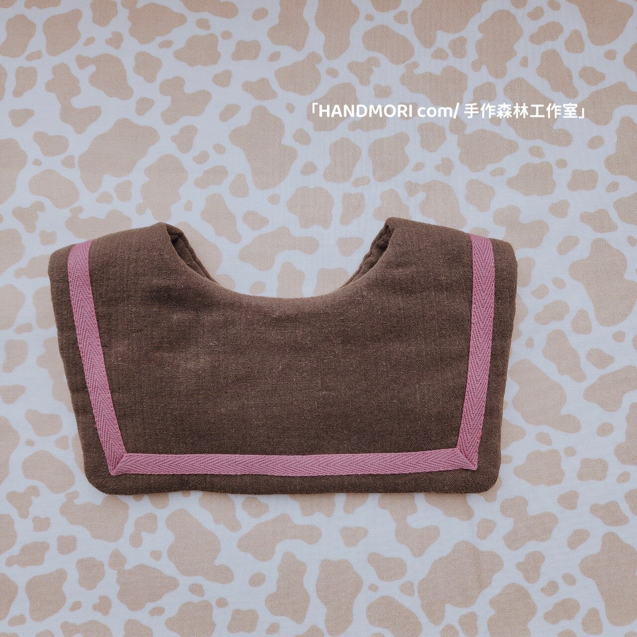 手作森林【原寸紙型】海軍領圍兜 附步驟圖解 新生兒 口水巾 自有品牌紙型 NL00643