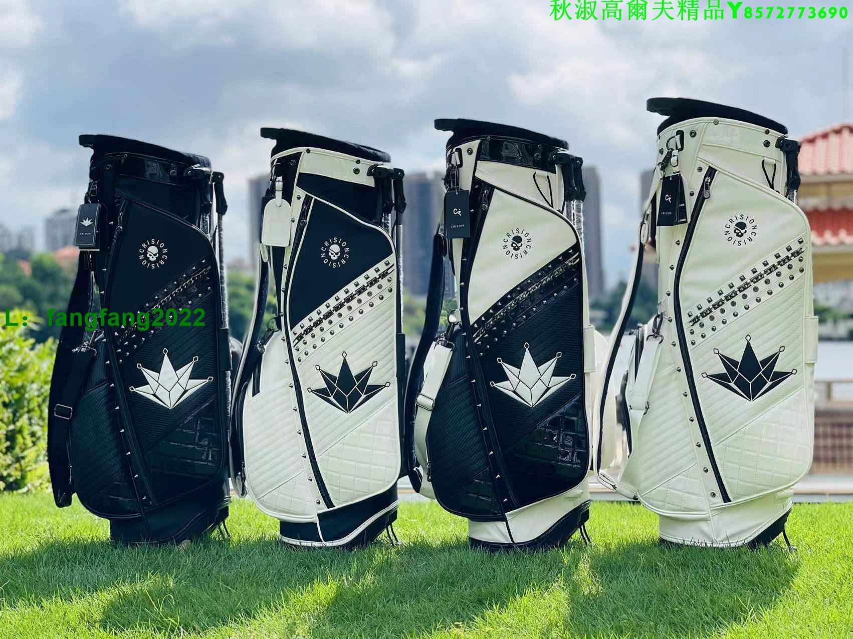 韓國新款CRISION高爾夫球包時尚單肩支架包 golf裝備包骷髏支架包