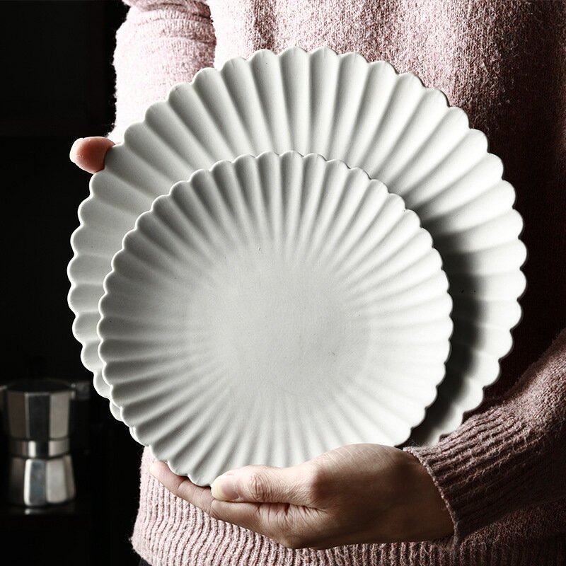 碗碟套裝家用高檔餐具陶瓷碗盤日式輕奢ins風創意牛排西餐盤菜盤