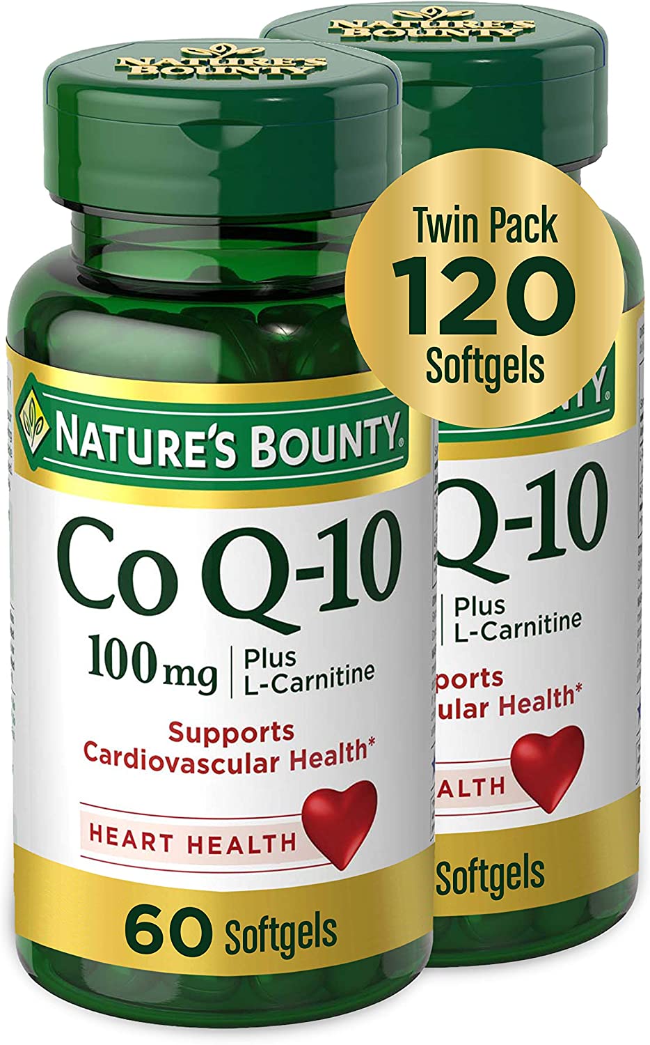 Nature's Bounty 自然之寶 Co-Q10 2瓶裝 60顆/瓶