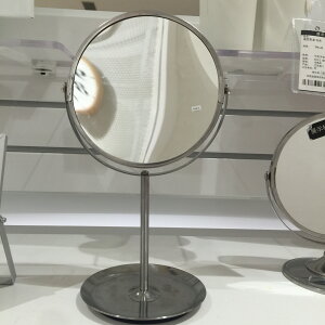 NITORI專柜精選 懷舊臺式化妝鏡雙面3倍放大鏡梳妝鏡子浴室桌上鏡