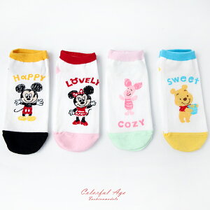 襪子 手繪迪士尼系列韓製短襪 柒彩年代【NRS18】