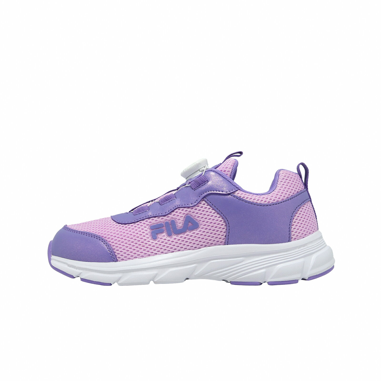 Fila 慢跑鞋 J818A 大童 女鞋 紫 旋鈕 運動鞋 斐樂 3J818A919