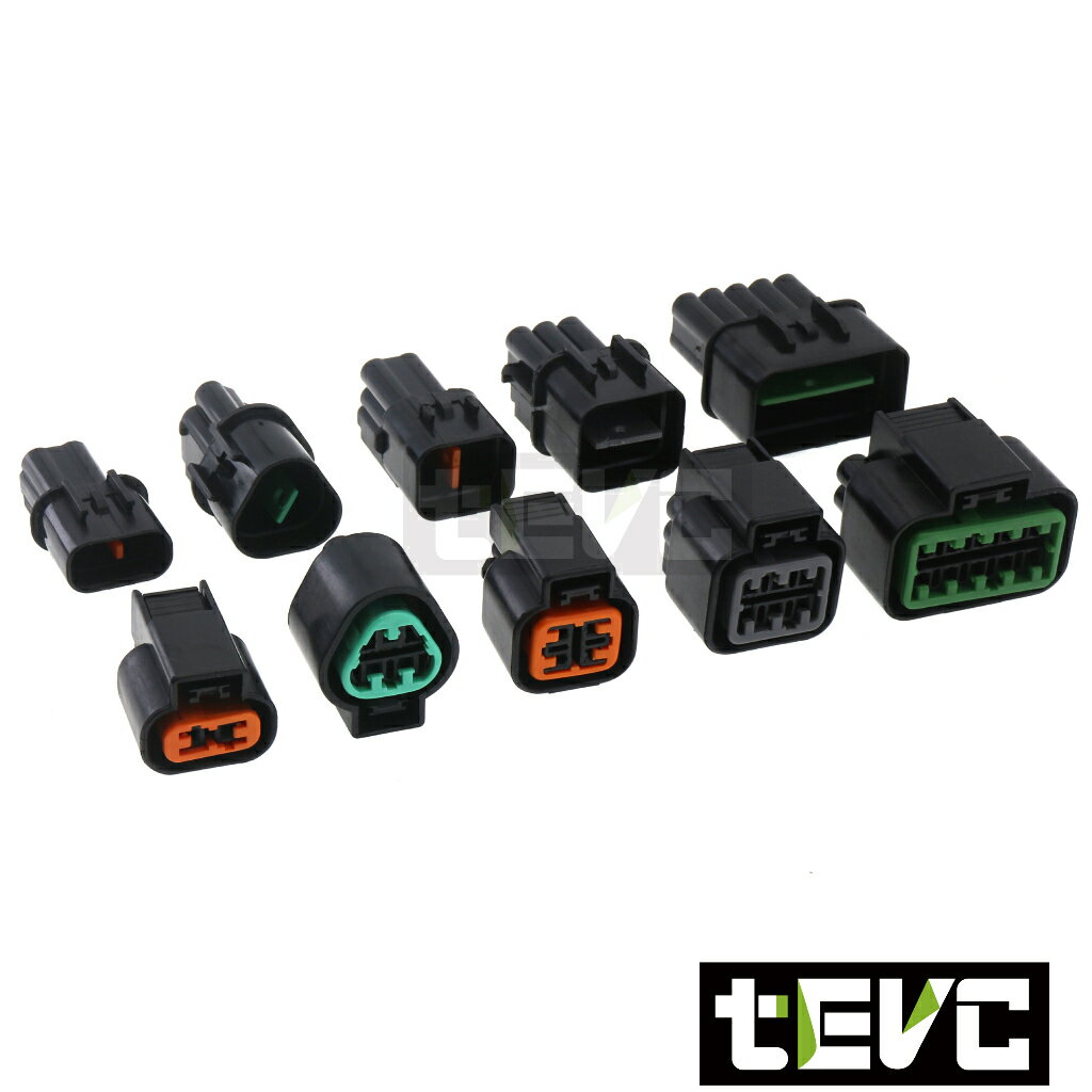 《tevc》2.2 C1 防水接頭 車用 汽車 機車 2~10P 插頭 端子 日行燈 霧燈接頭 ABS接頭