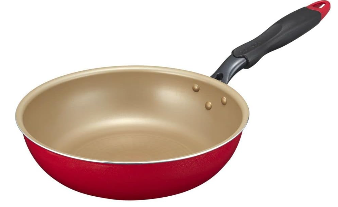 日本 DOSHISHA evercook 26cm 不沾 平底鍋 不沾鍋 耐磨 電磁爐可用 EIFP26RD2 日本代購