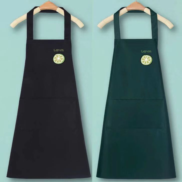 家用廚房圍裙防水防油可愛日系韓版定制工作服時尚男女做飯布