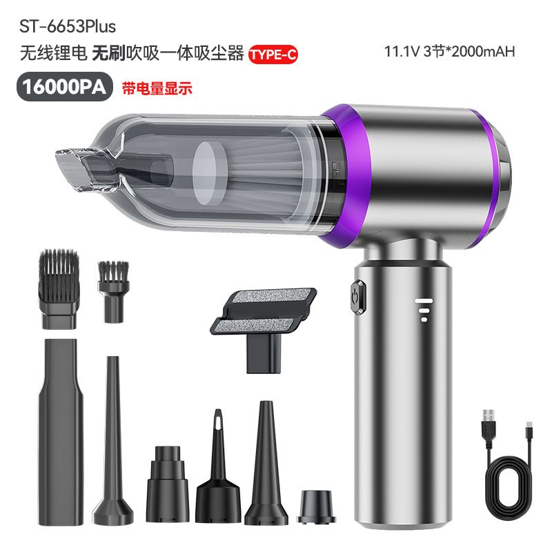 【現貨】無線吸塵器多功能強力吹吸家用小型抽氣手持式大功率 吹塵機除蟎【尚宜汽配】