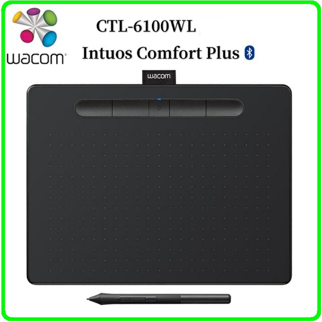 Wacom Intuos Comfort Plus Medium CTL-6100WL 藍芽版繪圖板 黑/綠/粉 三款
