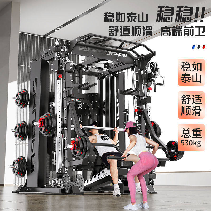 龍門架健身器材家用史密斯機深蹲臥推架多功能健身器械綜合訓練器