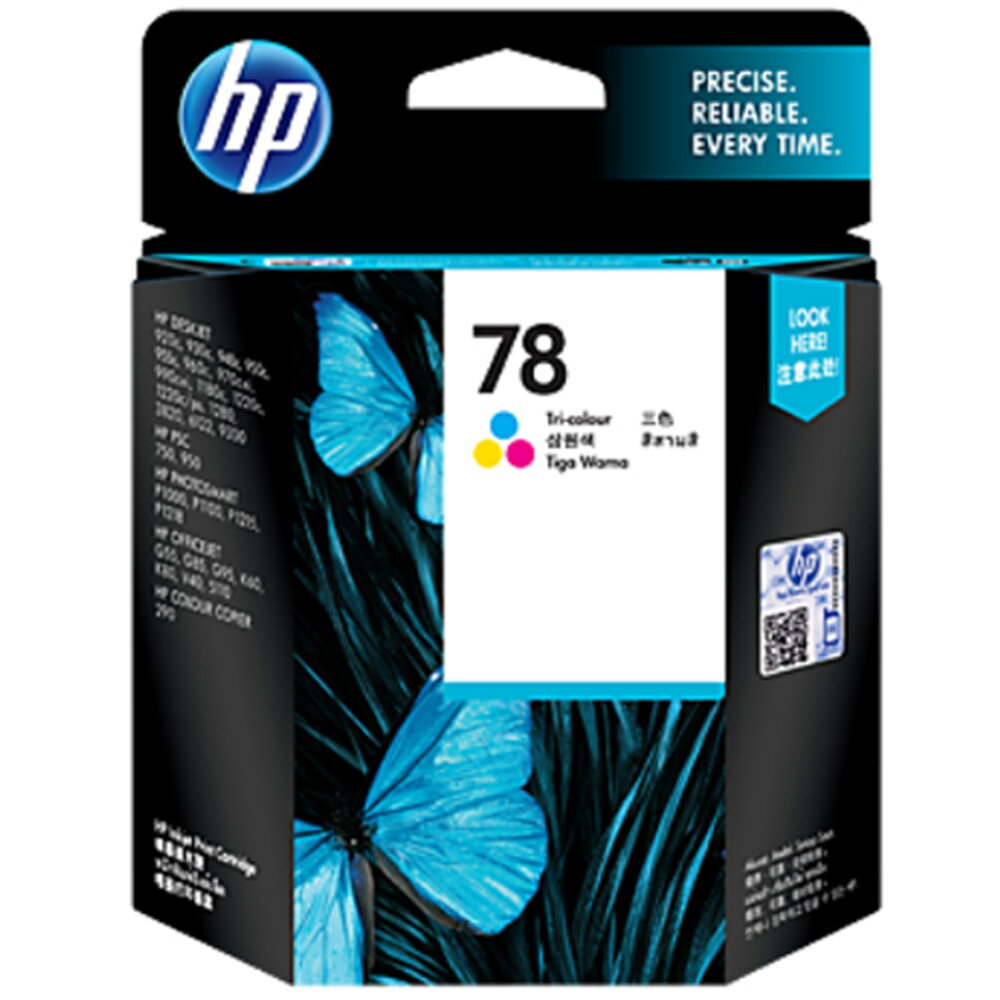 【出清】HP No.78 C6578DA 原廠彩色墨水匣 適用 DJ920/930/1180/OJG55/85/95/PSC750/950