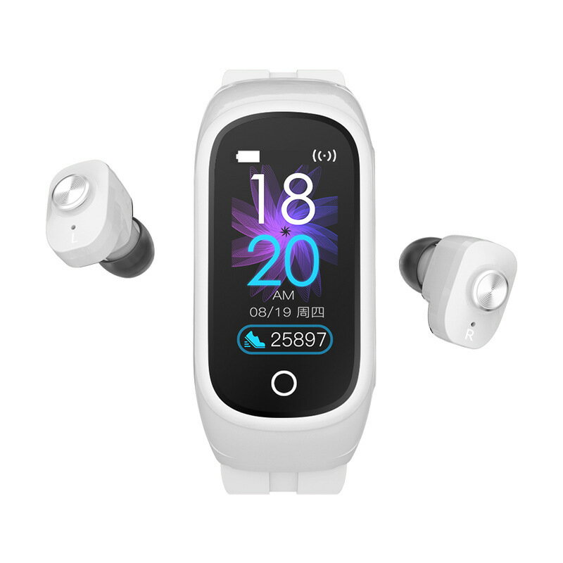新款N8藍牙耳機智能手環通話智能穿戴計步多運動「限時特惠」