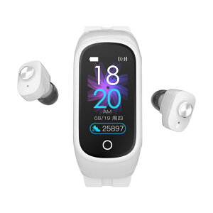 新款N8藍牙耳機智能手環通話智能穿戴計步多運動「限時特惠」