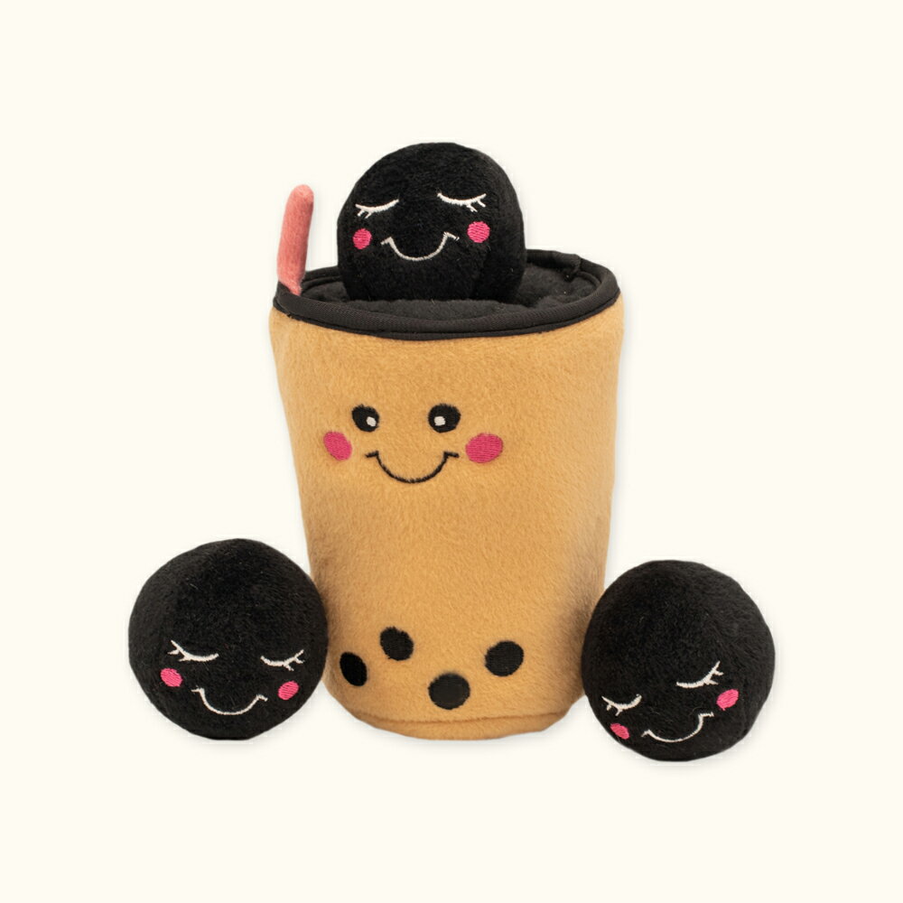 【SofyDOG】ZippyPaws 益智躲貓貓-巨無霸奶茶 有聲玩具 互動玩具 藏食玩具