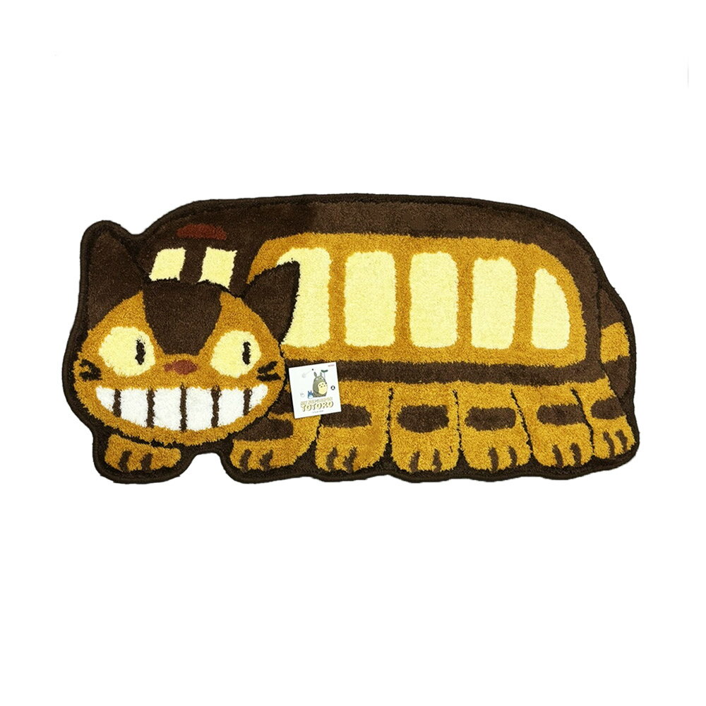 日本正版 吉卜力龍貓巴士 止滑造型地墊