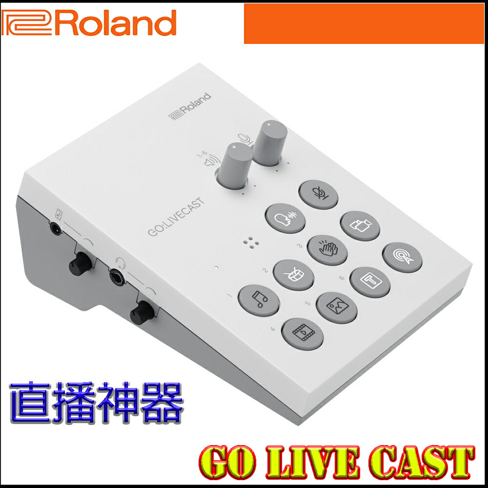 【非凡樂器】Roland GO LIVE CAST / GO:LIVECAST / 直播神器、錄音 / 公司貨保固