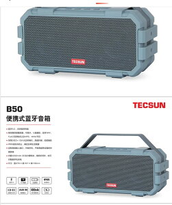 【停看聽音響唱片】【音響專區】TECSUN/德生B50便攜式藍牙音箱