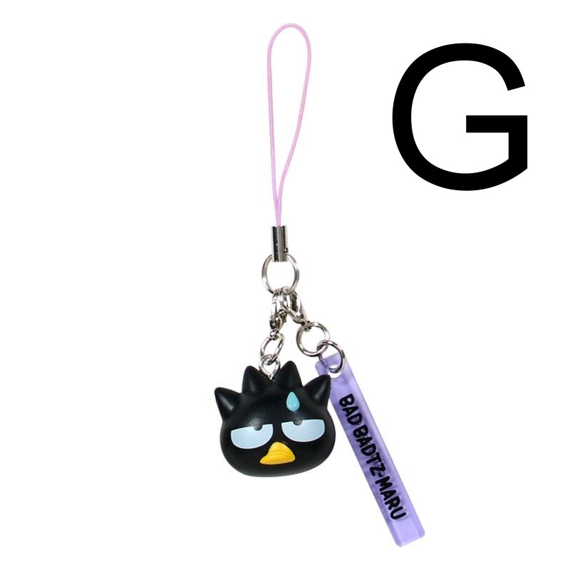asdfkitty*酷企鵝 趣味表情 手機吊飾 掛飾 鑰匙圈 拉鍊掛飾-G款-日本正版商品