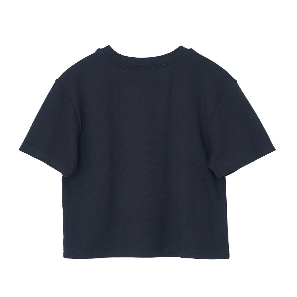 女蝴蝶結貼圓珠短袖TEE-黑色【5th STREET】【APP下單享4%點數】 ★春夏新品 5