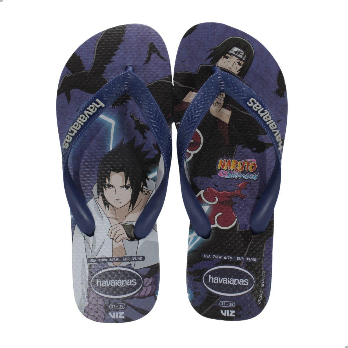 havaianas 哈瓦士 巴西人字拖 男款 Top naruto 佐助&鼬 火影忍者 涼鞋 拖鞋 夾腳拖 海灘鞋＊夏日微風＊