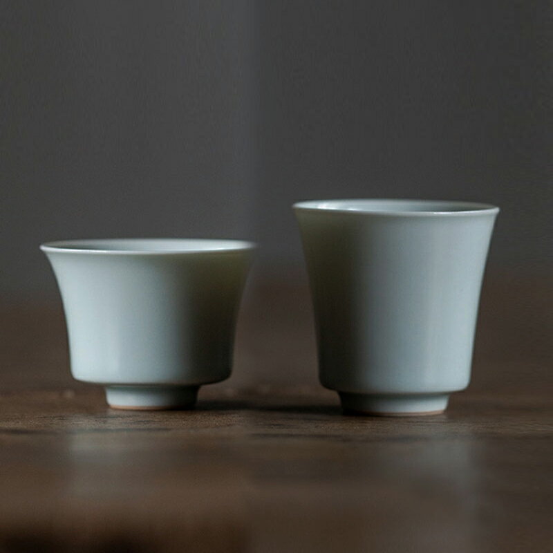 日式仿古釉個人杯家用功夫茶具小茶杯單杯復古陶瓷杯子喝茶品茗杯