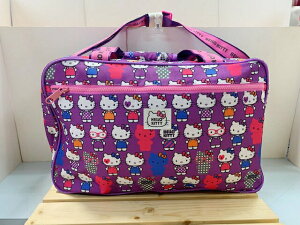 【震撼精品百貨】Hello Kitty 凱蒂貓 KITTY旅行袋/收納袋-百變KITTY紫#11502 震撼日式精品百貨
