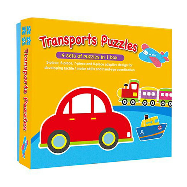 限時特價↘【人類文化】進口代理-交通工具大拼圖 Transports Puzzles 02894