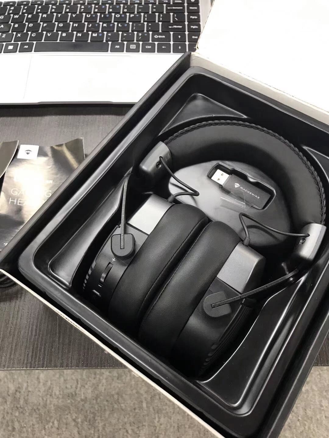 覆膜機械師GH603W無線充電加有線3.5mm雙模頭戴式遊戲耳機電腦裝置【北歐家居生活】