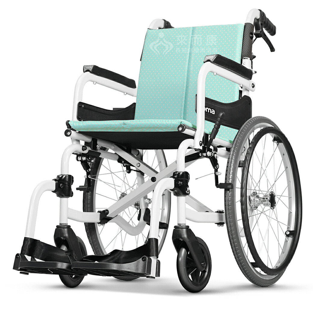 來而康 康揚 手動輪椅 飛揚215 SM-250.5TL 大輪20F 鋁合金輪椅 輪椅補助B款