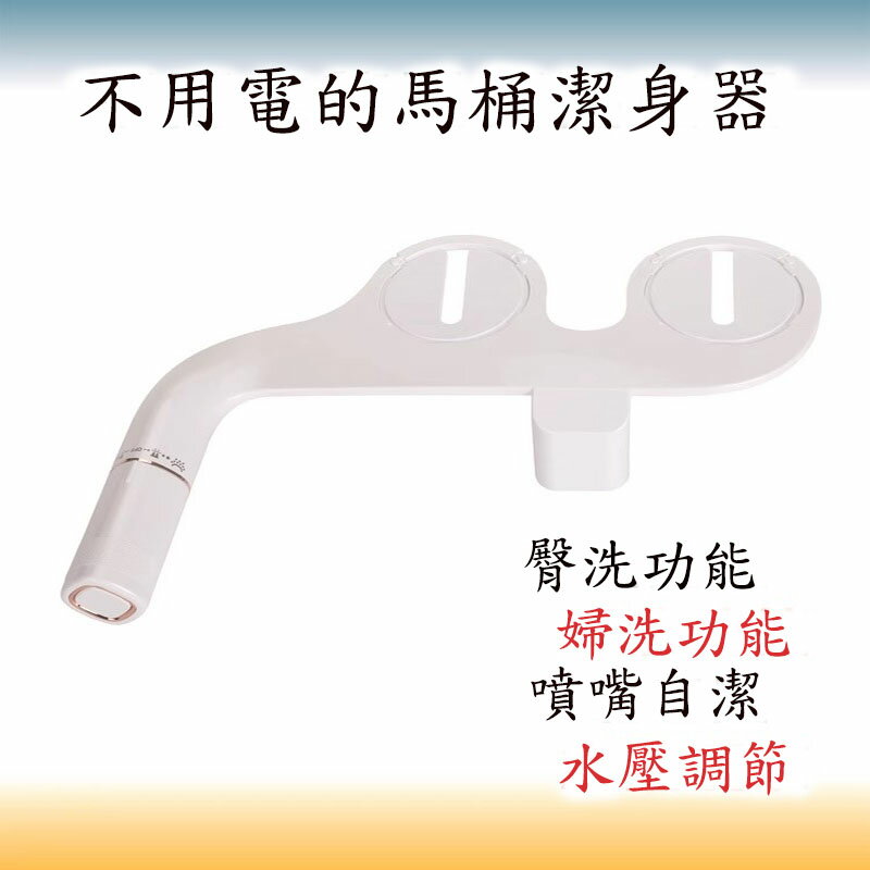 現貨免插電 免治馬桶器 潔身器 洗淨便座 免治馬桶座 冷水 可調節雙噴嘴 沖洗器 婦洗器洗屁屁機 智慧馬桶蓋 馬桶座