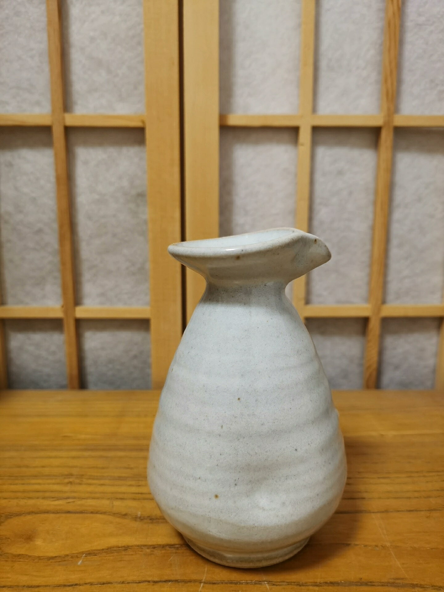 日本回流 瓷器 花入 花瓶 酒壺 手捏花瓶
