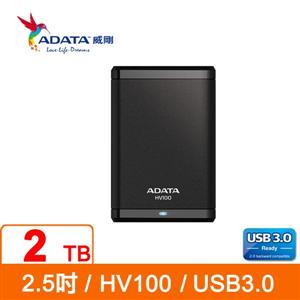 <br/><br/>  ADATA威剛 HV100 2TB(黑/白 兩色) USB3.0 2.5吋行動硬碟<br/><br/>