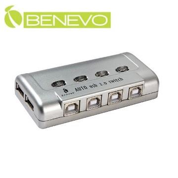 <br/><br/>  BENEVO 4埠USB2.0自動手動切換器 ( BUS401A )<br/><br/>