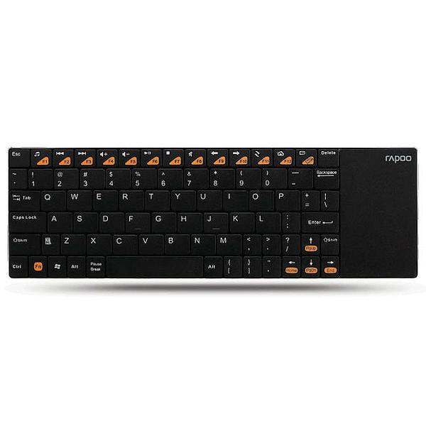 <br/><br/>  雷柏 E2700 無線多點式觸控鍵盤- 黑<br/><br/>