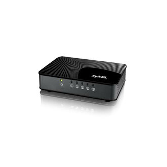ZyXEL GS-105S 5埠 Giga乙太網路交換器 - 黑波紋版