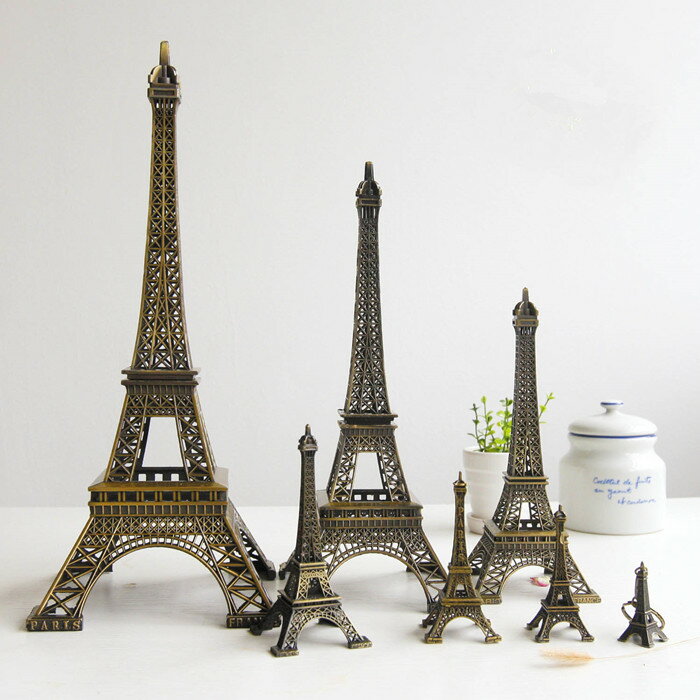 艾菲爾鐵塔模型巴黎埃菲爾鐵塔擺件禮盒浪漫女生生日禮物創意個性