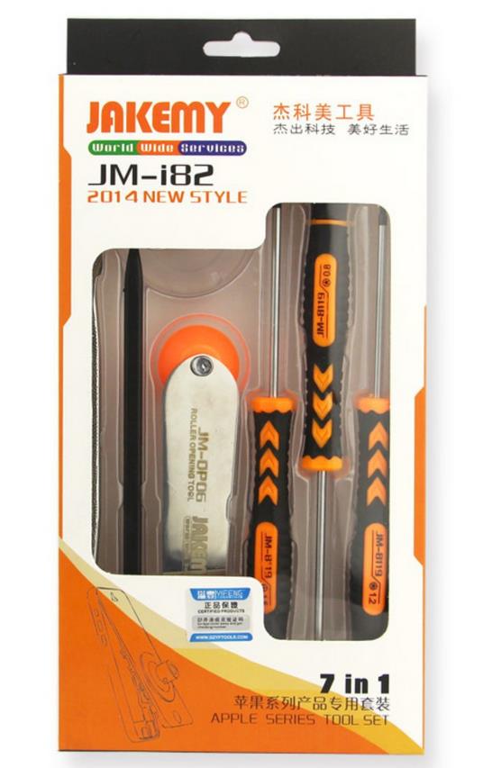 杰科美 JM-I82 7合一iPhone拆機專用套裝 蘋果手機專用螺絲刀套裝