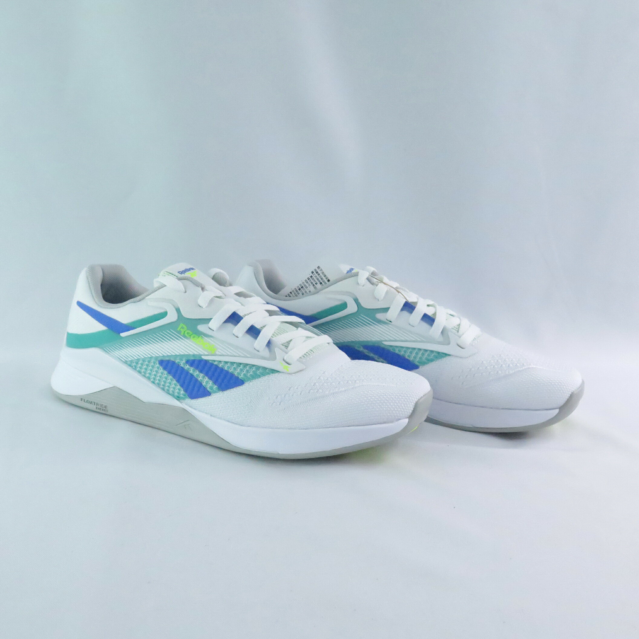 REEBOK NANO X4 100204671 男 訓練鞋 多功能 健身 重量訓練 白x藍綠【iSport愛運動】