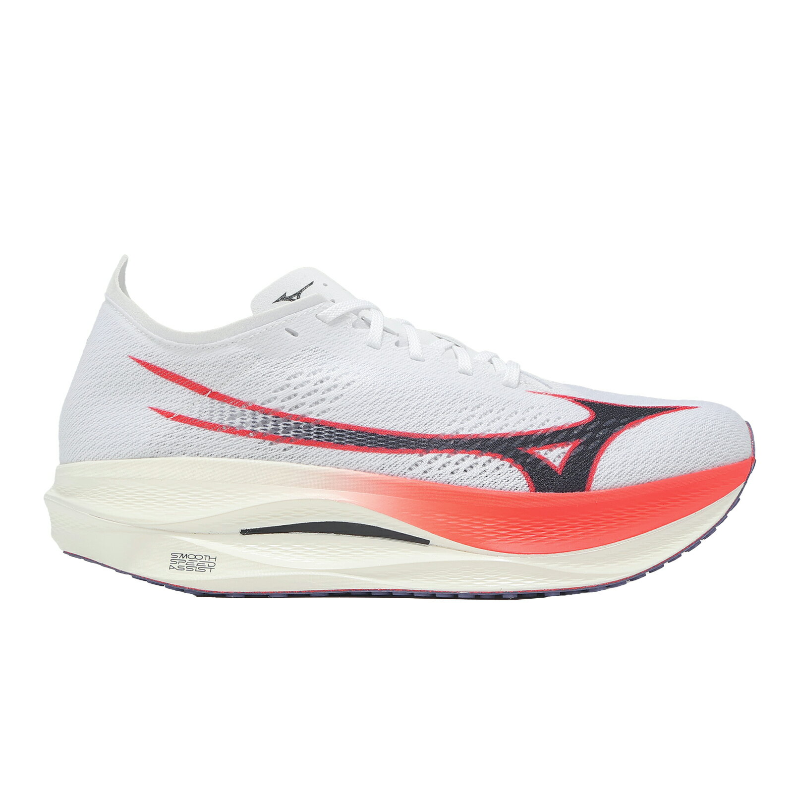 Mizuno 競速跑鞋 Wave Rebellion PRO Low 男鞋 白 紅 碳板 長距離 馬拉松 美津濃 U1GD2540-11 4