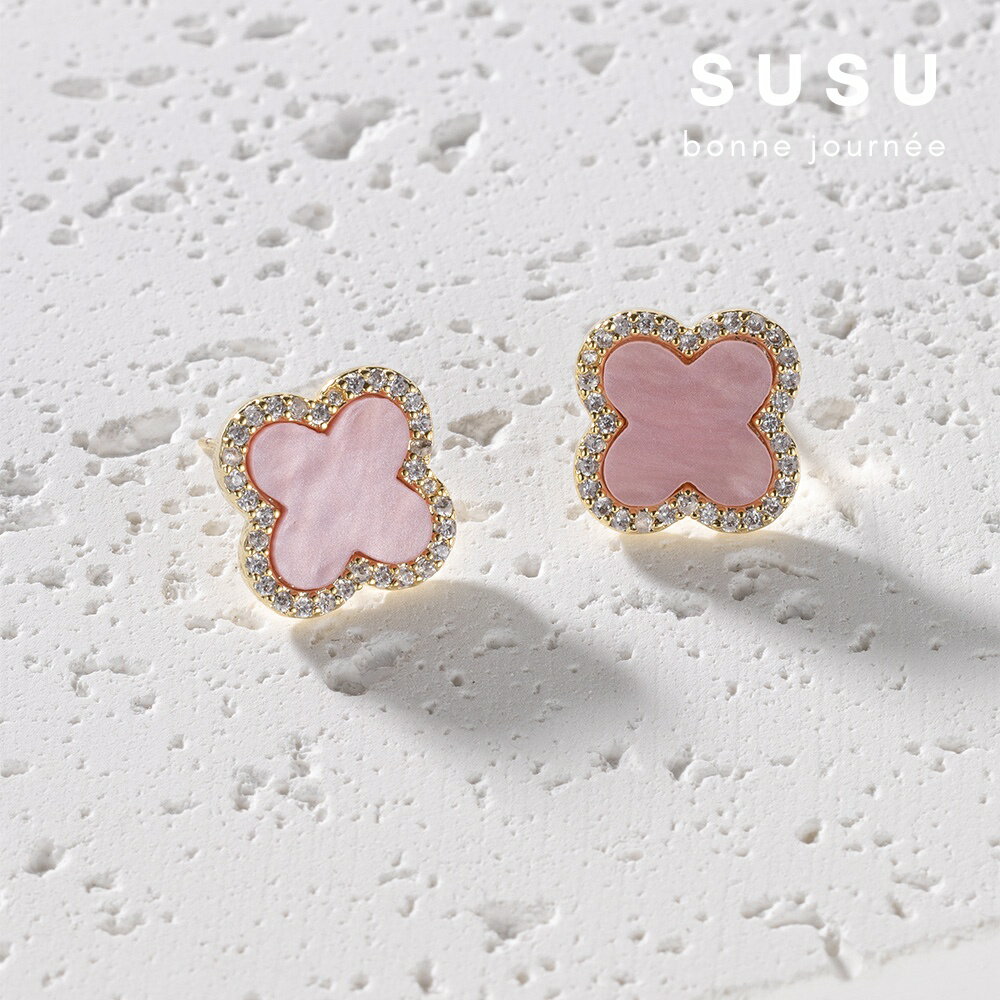 SU SU︱幸運草耳環❤️925純銀 四葉草 耳環 項鍊 手鍊 穿搭 百搭 時尚 送禮 防過敏 飾品 4