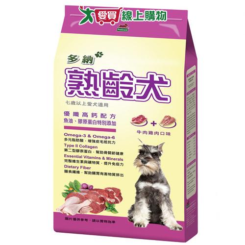 多納熟齡犬狗糧2KG【愛買】