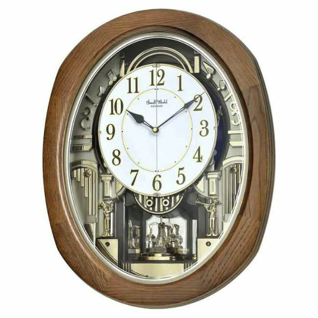 RHYTHM 麗聲鐘 (4MH414)  古典造型時尚掛鐘/53.8cm 白｜樂天全館特惠中★指定刷卡回饋10%